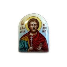 Финифть с образом Святой Валерий