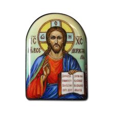Финифть с образом Спасителя