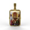 Нательная икона с росписью по эмали(финифть)